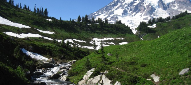 [8月西雅图]天堂(Paradise)，雷尼尔山国家公园Mount Rainier National Park)