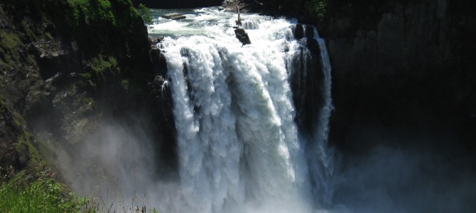 [8月西雅图]夏天的斯诺夸尔米瀑布(Snoqualmie Falls)