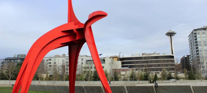 [3月西雅图]奥林匹克雕塑公园(Olympic Sculpture Park)