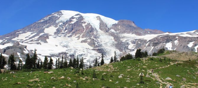 [Short Trip, August in Seattle] Skyline Trail to Glacier Vista, Paradise, Mount Rainier National Park