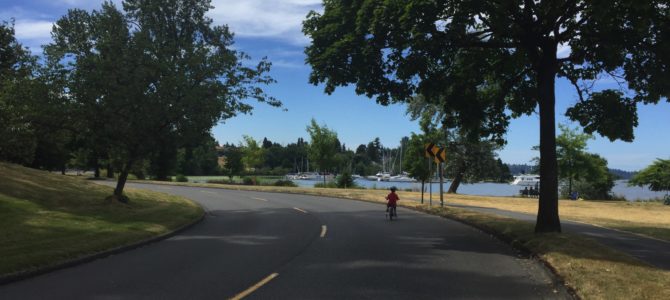 [July in Seattle] Bicycle Sundays on Lake Washington Blvd