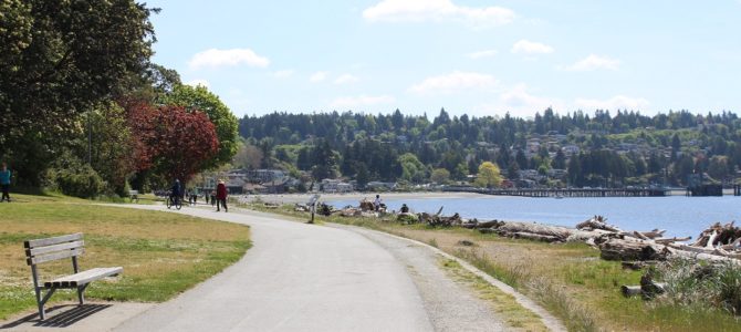 [May in Seattle] South and North Beach Trail, Lincoln Park